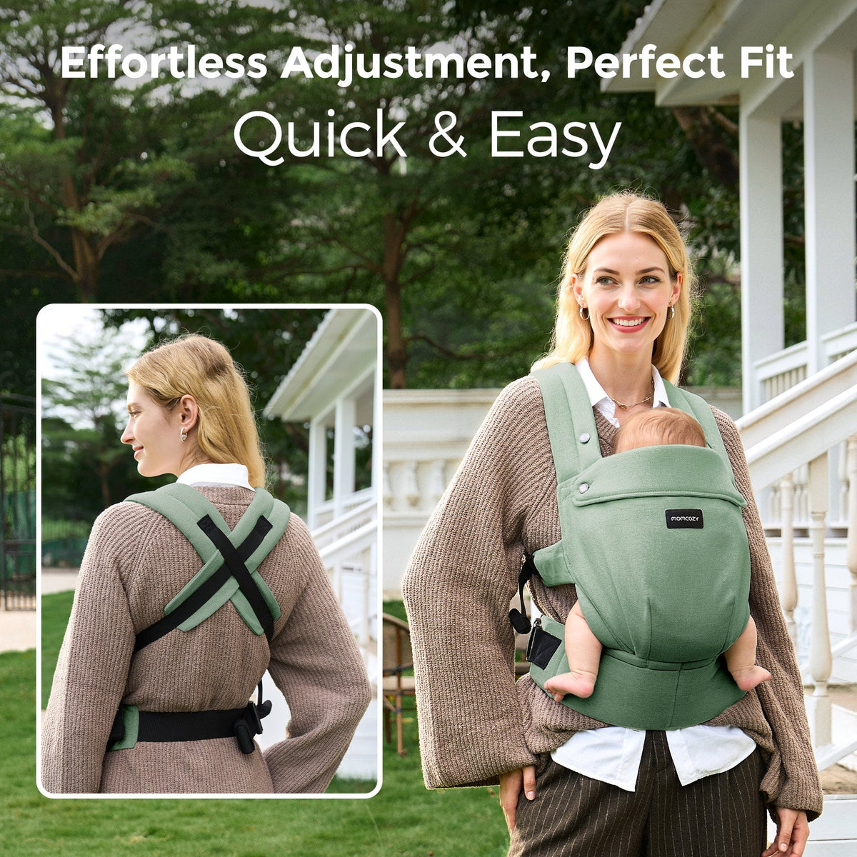 Momcozy PureHug Ergonomische Babytrage